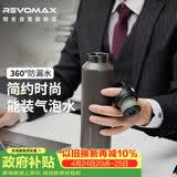 REVOMAX锐虎316L不锈钢保温杯男士商务泡茶杯子高档个人专用咖啡杯火山褐