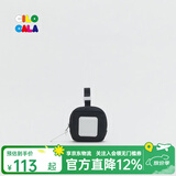 CILOCALA女包钱包糖果色方形卡包零钱包女生轻奢证件包帆布身份证收纳包 BLACK