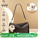 啄木鸟（TUCANO）牛皮包包女包单肩斜挎包女款大容量小众轻奢品牌母亲节生日礼物