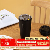 乐扣乐扣（LOCK&LOCK）保温杯遇见元气保温保冷咖啡杯弹跳盖男女颜值水杯550ML黑色