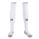 JANUS 加厚毛巾底吸汗防滑运动袜 长筒过膝盖成人儿童训练袜足球袜 JA288 白色 L/XL 建议鞋码42-46使用