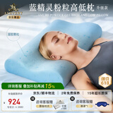嘉唯（JAHVERY）枕头记忆棉枕颈椎枕高低护颈枕睡眠颈椎成人睡觉专用睡眠波浪枕 A类 粉粒凝胶蓝精灵柔酥高低护颈枕 I系（60*40*11/9cm）