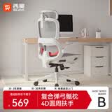 西昊B100Pro 人体工学椅办公椅电脑椅人工力学座椅电竞椅子4D联动扶手