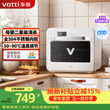 华帝（VATTI）消毒柜家用小型迷你台式餐具碗筷桌面免沥水消毒碗柜紫外线奶瓶烘干一体 ZTD40-V