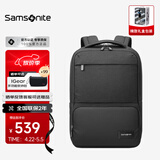 新秀丽双肩包电脑包男16英寸大容量背包书包商务出差旅行包休闲都市