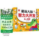 最强大脑智力开发4-5岁 儿童全脑思维训练题潜能开发逻辑思维专注力记忆力提升 绿色印刷 