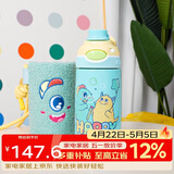 contigo儿童锁扣316L不锈钢保温龙口杯HBC-DEM116代莫丝怪兽 410ml