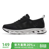 骆驼（CAMEL）网面女鞋透气轻量健步休闲运动鞋子 K24B60L8014 黑色 37