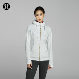 lululemon丨Scuba 女士拉链连帽衫 *加绒 LW4CAJS 杂色白 2