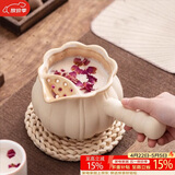 八千行围炉煮茶壶陶瓷侧把烤奶罐罐大容量室内户外煮茶器具可明火烧水壶