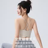 DRUR时尚瑜伽bra跑步运动内衣女夏季新款外穿背心一体式健身瑜伽文胸