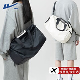 回力健身包男士干湿分离游泳运动训练收纳包大容量旅行包女出差行李袋 黑色