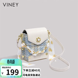 viney牛皮包包女包洋气手机包品牌斜挎单肩包生日母亲节礼物实用送妈妈