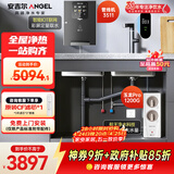安吉尔净水器全屋家用母婴直饮净水机【玉龙Pro1200G+3511管线机单温】0陈水厨下过滤器