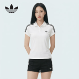 阿迪达斯（adidas）三叶草系列 女 3S POLO 短袖POLO KD3697 白色 S