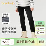 巴拉巴拉balaOne儿童加绒打底裤女童加厚保暖2025冬装长裤子209425123003