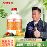 九江双蒸豉香型白酒 自饮泡酒米酒38度三蒸桶装纯粮食酒5.1L散酒水果泡酒