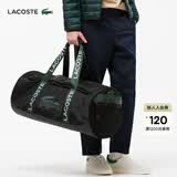 LACOSTE【王一博同款】法国鳄鱼春夏情侣款潮流百搭运动网球包|NH4495WW D20/黑色/绿色
