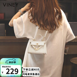 viney牛皮包包女包洋气凯莉包斜挎手提单肩包生日母亲节礼物实用送妈妈