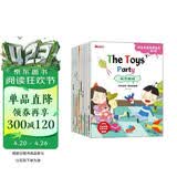 幼儿英语启蒙绘本第1辑全10册看视频学英语发音标准手绘大字儿童认知启蒙英文入门小学生英语课外读物幼儿英语启蒙教材故事书亲子共读绘本三只河马