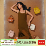 RABEANCO桦碧/礼物【明星同款】笑脸包女包斜挎包单肩包手机包小方包88205 焦糖色