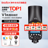 神牛闪光灯 v1 机顶闪光灯外拍灯口袋灯便携摄影高速TTL锂电热靴灯 圆灯头v1闪光灯 适配索尼