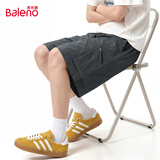 班尼路（Baleno）工装短裤男夏季青少年潮牌五分裤男士运动薄款透气宽松大裤衩