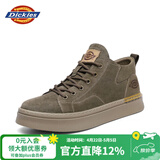 Dickies男士马丁靴休闲潮流百搭舒适透气男鞋工装鞋 驼色 41 