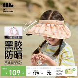 蕉下儿童防晒帽遮阳帽太阳帽子男女童空顶帽BM500贝壳帽狐狸乐园