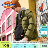 Dickies 羽绒服多口袋基础款外套 男士休闲百搭加厚外套 9460 军绿色 （宽松版型) L 充绒量：180克
