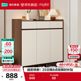 林氏家居带抽屉入户门口鞋柜玄关柜一体收纳靠墙鞋架家用餐边储物OV4N