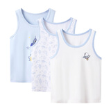 三枪童装3枚装A类弹力棉中大童男女童学生打底背心39075A1