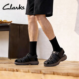 Clarks其乐Guideview Cove男士夏季新款复古镂空罗马凉鞋