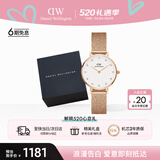 丹尼尔惠灵顿（DanielWellington）DW女士手表闪耀星辰水晶轻奢欧美腕表石英送女友生日礼物DW528