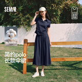 森马（Semir）商场同款|套装女夏季纯棉polo衫伞裙2026通勤两件套101326117008