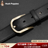 暇步士（Hush Puppies）皮带男针扣腰带优质牛皮休闲百搭男士裤带圣诞礼物送男友送爸爸
