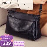viney牛皮包包女包斜挎妈妈包中年轻奢单肩包生日母亲节礼物实用送妈妈