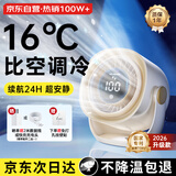 映趣桌面小风扇小型电风扇静音摇头usb空气循环空调壁挂扇学生办公制冷免打孔厨房卧室宿舍床上长续航