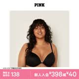 维多利亚的秘密 维密PINK 小胸聚拢显大美背圆盘胸外扩无痕文胸内衣女2805 2ZUO黑色-2805 11202805 75B （34B）