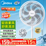 美的（Midea）【品质推荐】七叶轻音柔风电风扇/家用省电落地扇/台式电扇/广角摇头节能宿舍小型风扇 SAE35CA
