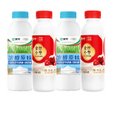 蒙牛风味酸牛奶450g原味 红枣酸奶 生牛乳 桶酸瓶装酸奶 原味红枣混合5瓶