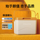 冰大师 ICEMASTER车载保温箱户外食品保热箱母乳冷藏盒上班背奶便携露营冰块桶5L