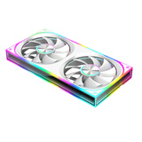 京品鹿星辰Max 240连体风扇 白色正叶 水冷12CM机箱风扇ARGB神光同步台式电脑散热联体积木风扇