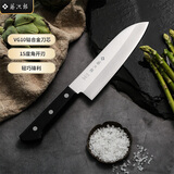 TOJIRO藤次郎日本进口钴合金三德刀不锈钢主厨刀水果刀多功能菜刀专用刀 316