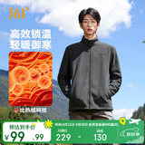 361°外套男春季摇粒绒开衫运动内胆长袖加绒卫衣服抓绒衣652533602-3