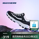 斯凯奇奥利奥|男鞋春季黑白老爹鞋复古熊猫鞋透气增高运动鞋8790091