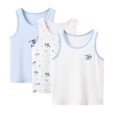 三枪童装3枚装A类弹力棉中大童男女童学生打底背心39075A1