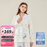 婧麒月子服春秋棉产后喂奶产妇哺乳家居服孕妇睡衣女秋冬怀孕期夏季 【星辰大海2件套】翻领/A类春夏 M(适合85-125斤)【潮妈星品 】
