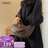 viney包包女包休闲时尚斜挎单肩大容量饺子包生日母亲节礼物实用送妈妈