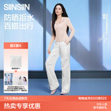 SIINSIIN杨幂同款工装伞兵裤女夏薄款运动裤登山冲锋裤休闲速干防晒裤子 【常规款】轻盈粉 （推荐身高161-167cm L （116-130斤）